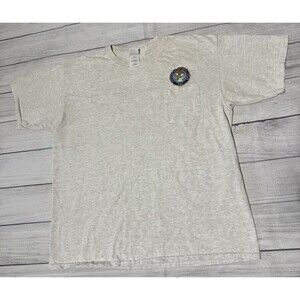 Vintage Y2K Naval intelligence Embroidered Pocket T Shirt Patch Defect Size XL